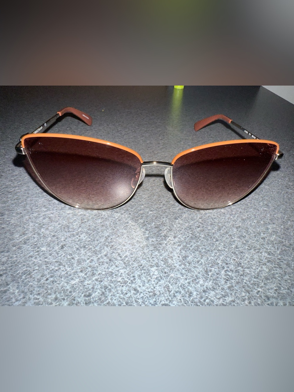 Longchamp Brown Oversized Sunglasses